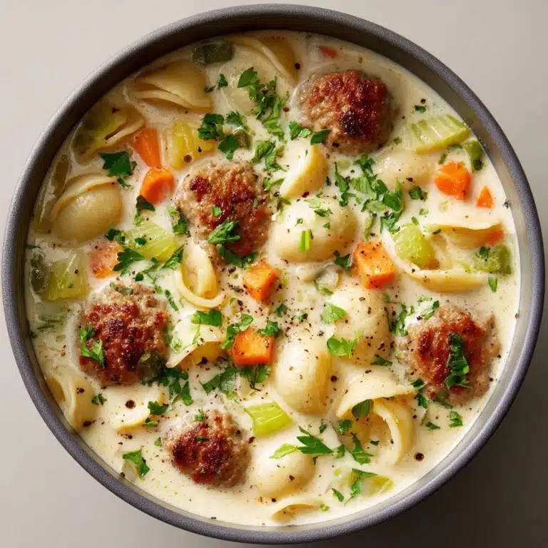 Creamy Parmesan Italian Sausage Ditalini Soup Recipe