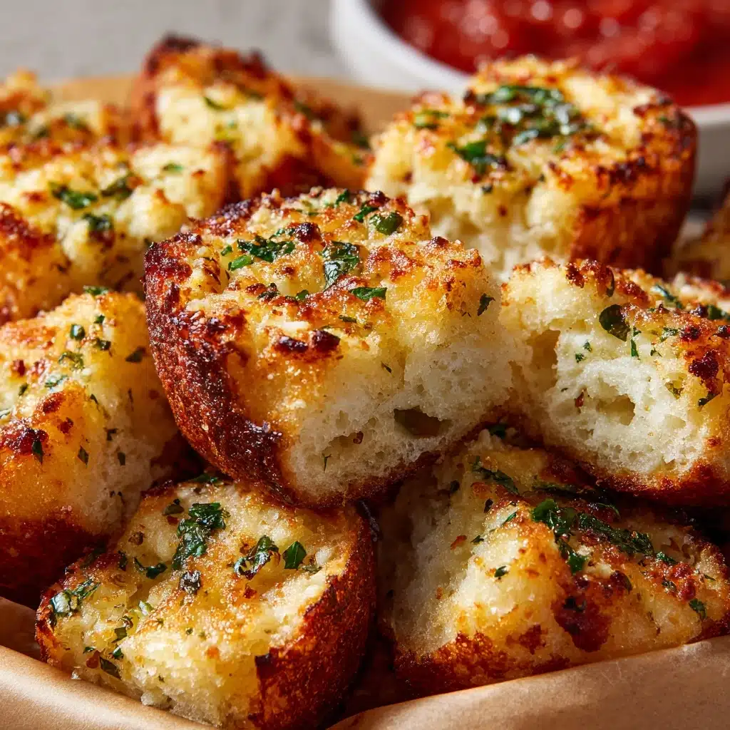 Homemade Parmesan Bread Bites Recipe - Recipe Image