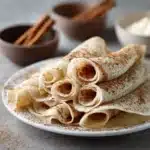 Healthy Cinnamon Roll Protein Crepes Recipe