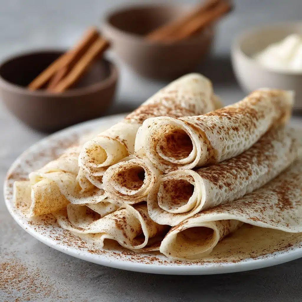 Healthy Cinnamon Roll Protein Crepes Recipe - Recipe Image