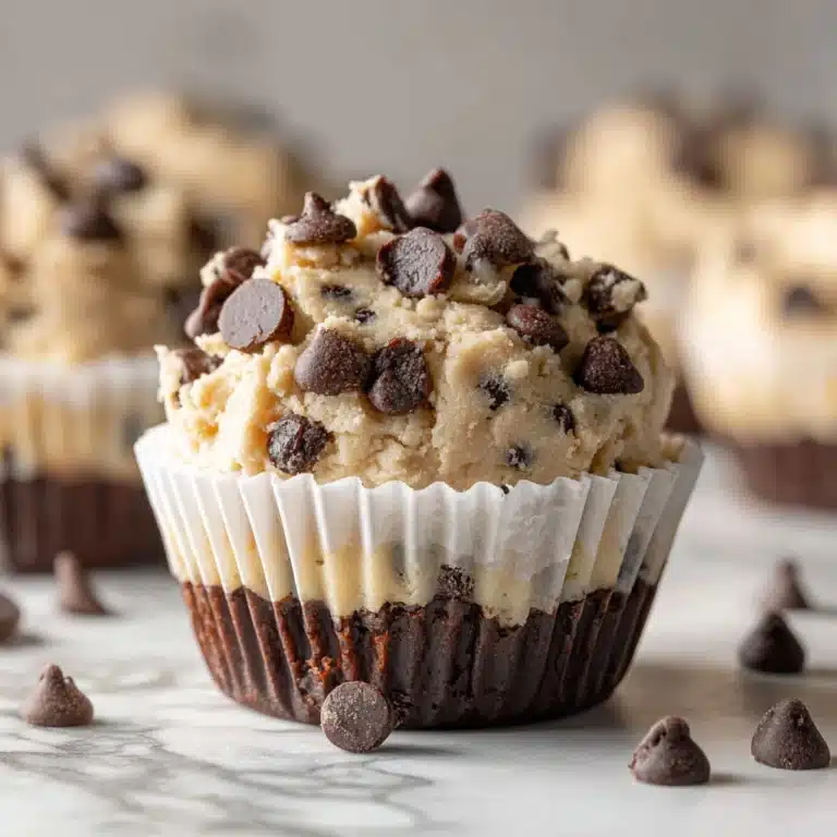High-Protein Yogurt Cookie Dough Cups Recipe