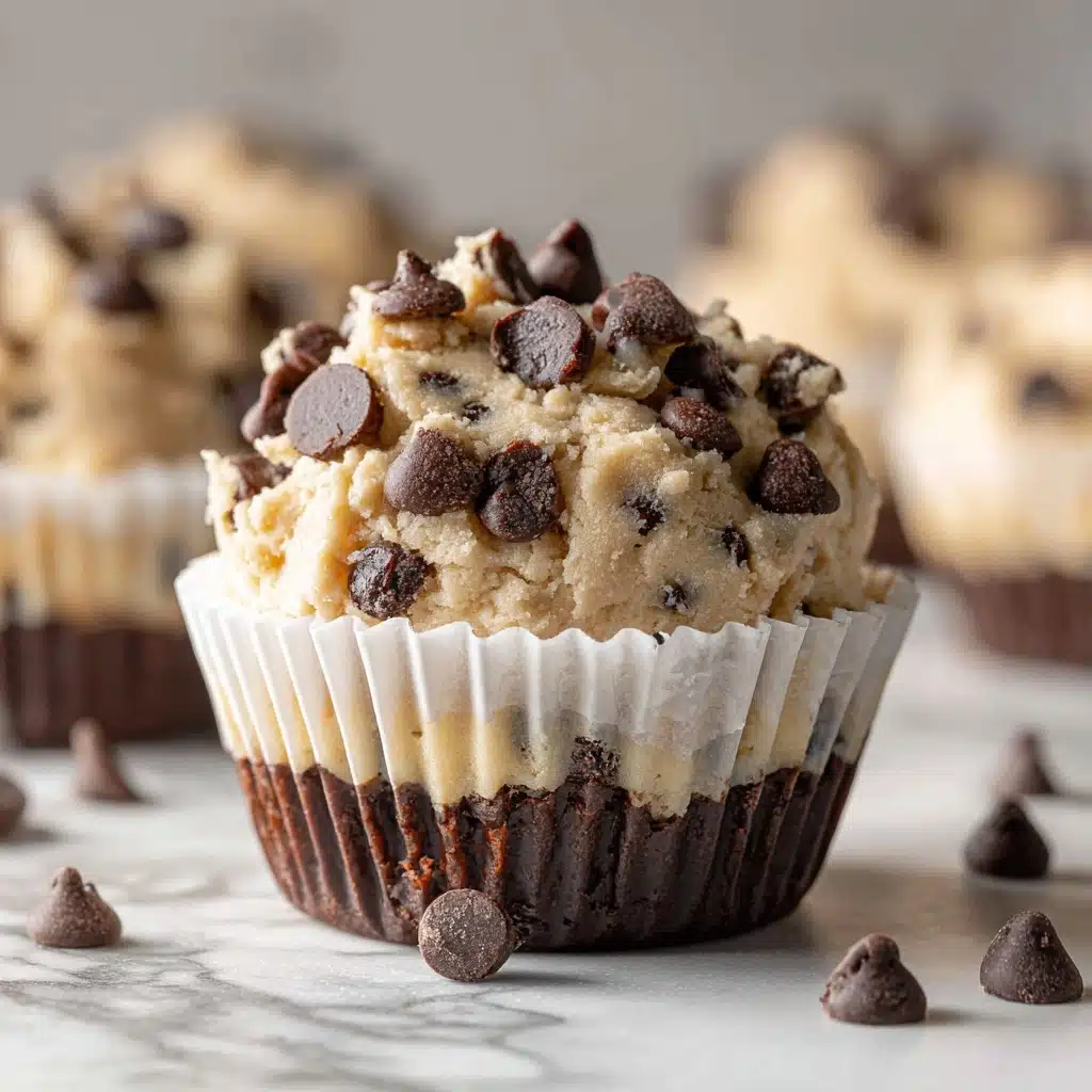 High-Protein Yogurt Cookie Dough Cups Recipe - Recipe Image