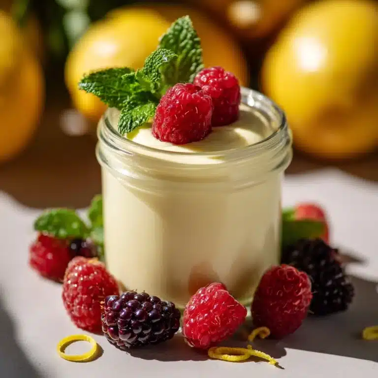 Lemon Whipped Greek Yogurt Recipe