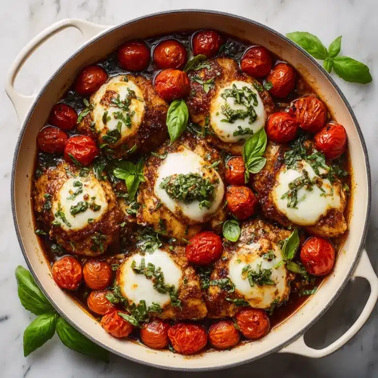 Chicken Caprese Skillet Recipe