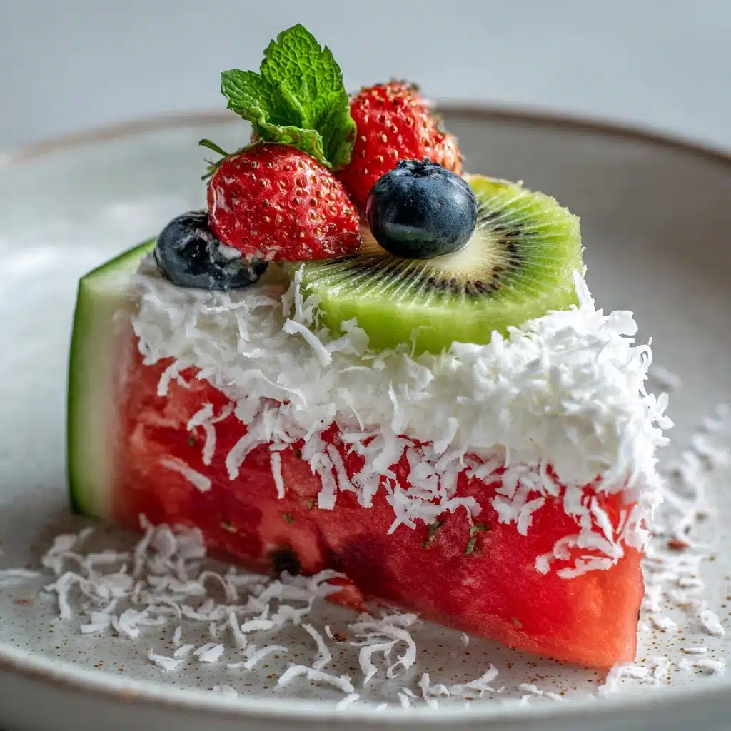 Watermelon Fruit Pizza Recipe