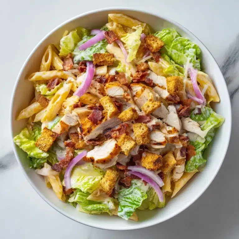 Chicken Caesar Pasta Salad Recipe