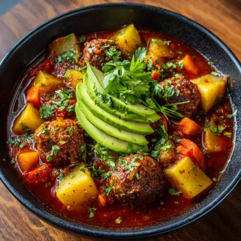Mexican Meatball Soup Recipe