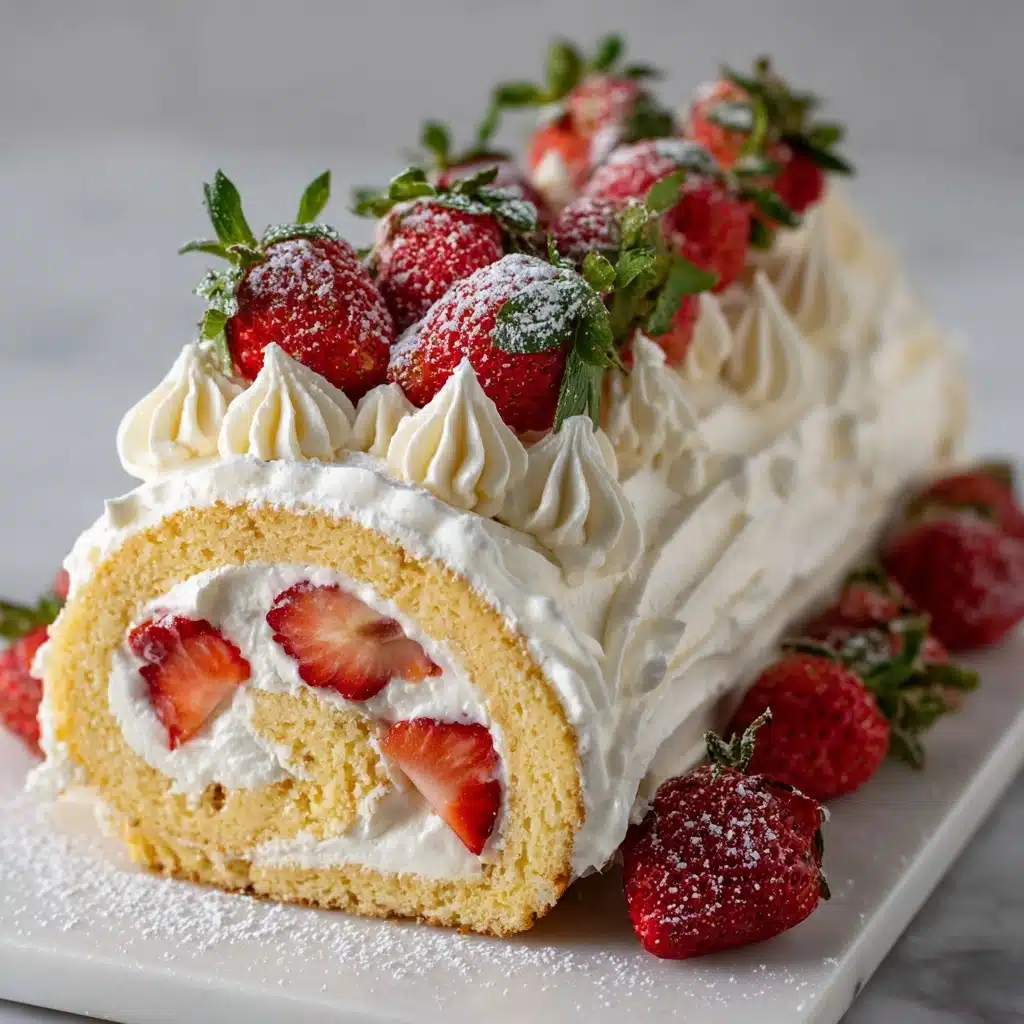 Cherry Cheesecake Cake Roll Recipe