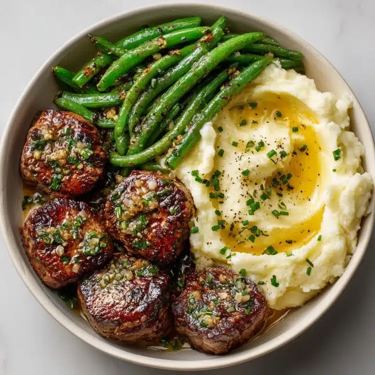 Garlic Butter Steak Bites with Parmesan Cream Sauce Recipe