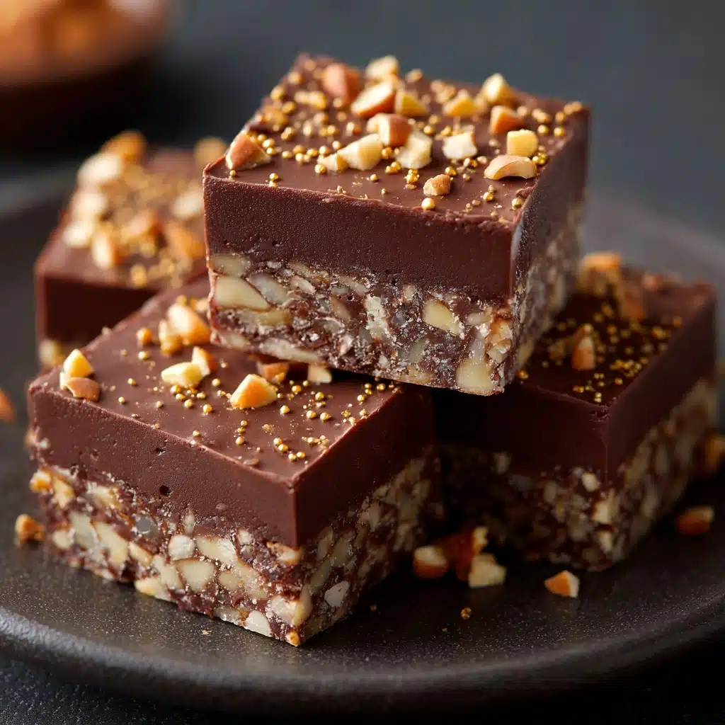 Caramel Chocolate Crunch Bars Recipe - Recipe Image