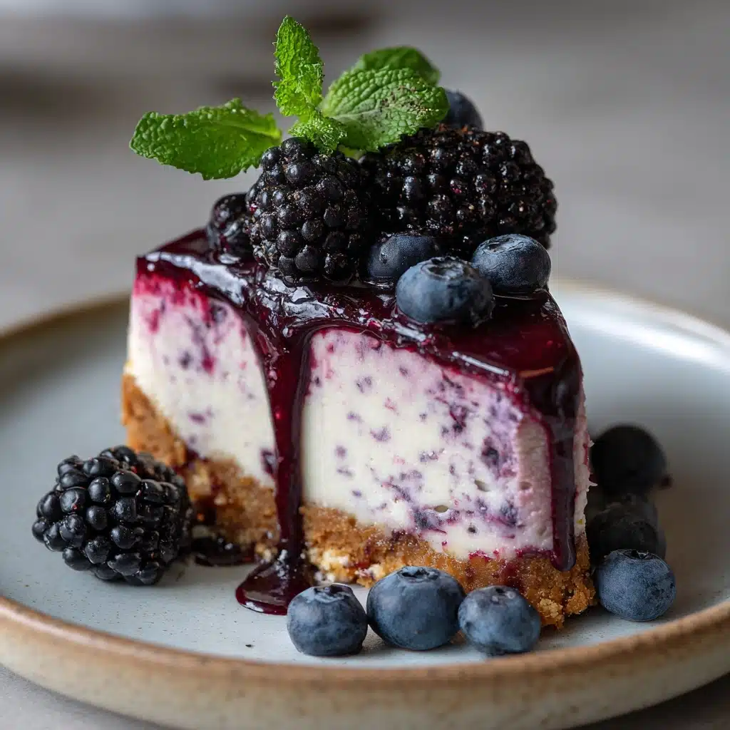 Blackberry Cheesecake Recipe - Recipe Image