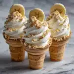 Banana Pudding Cheesecake Cones Recipe
