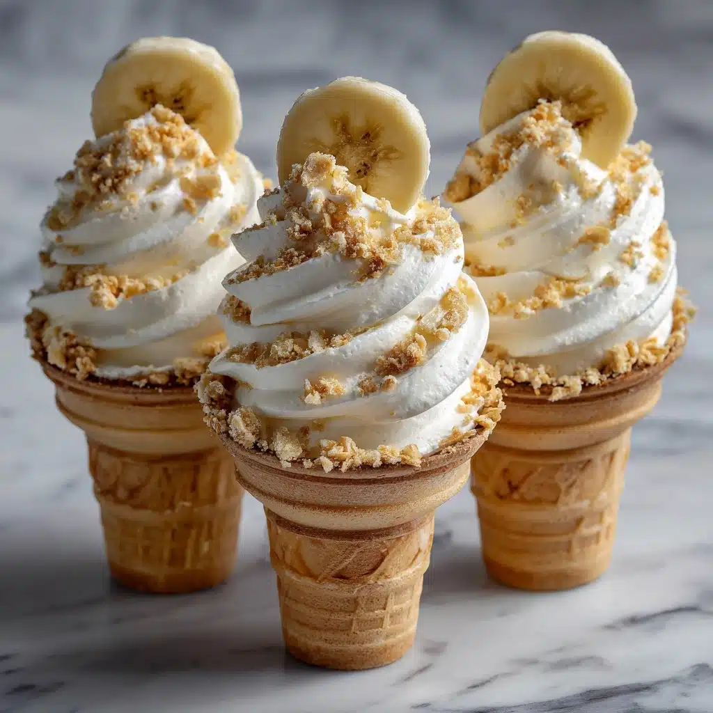 Banana Pudding Cheesecake Cones Recipe