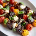 Beef Caprese Skewers Recipe