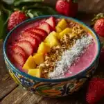 Strawberry Smoothie Bowl Recipe