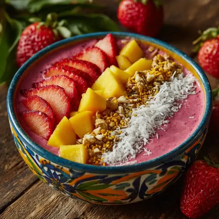 Strawberry Smoothie Bowl Recipe