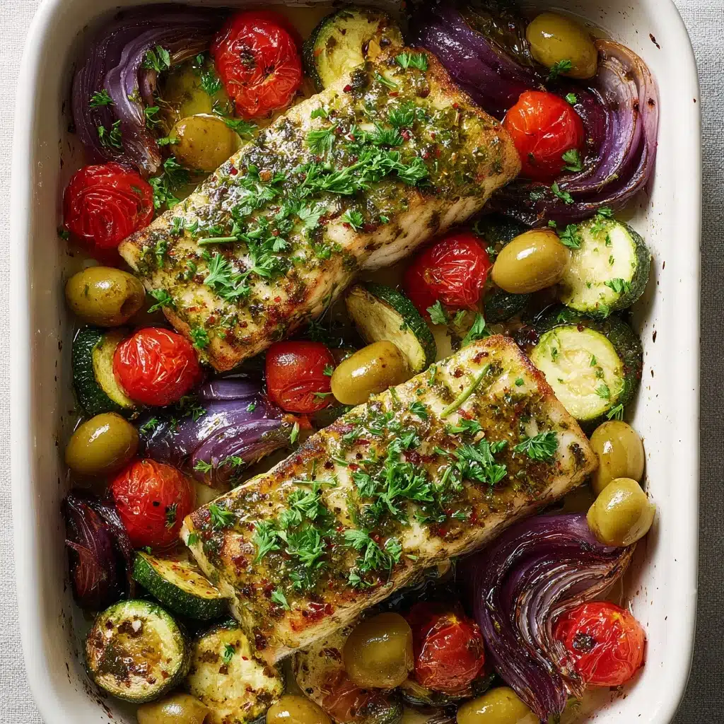 Mediterranean Baked Fish Recipe