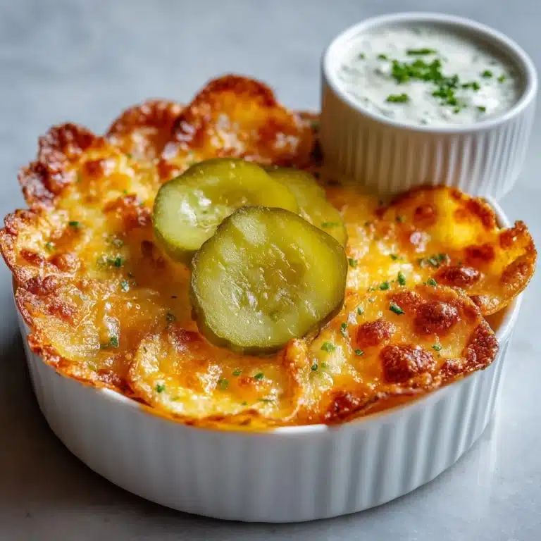 Cheesy Pickle Chips Recipe