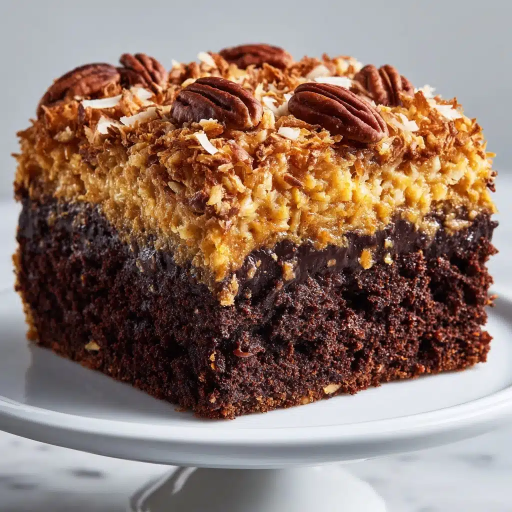 German Chocolate Pound Cake Recipe - Recipe Image