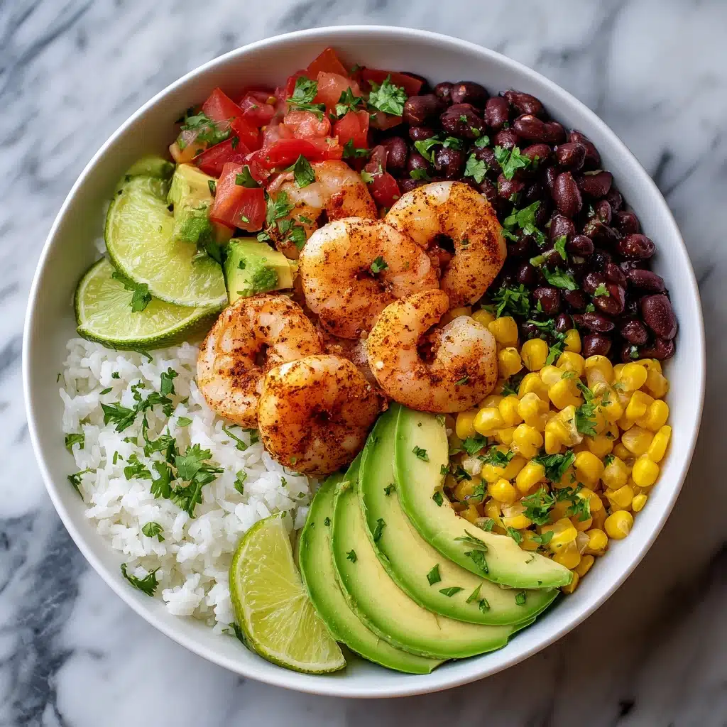 Shrimp Bowl with Cilantro Lime Rice Recipe