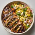 Grilled Hot Honey Chicken with Sweet Corn Salad Recipe