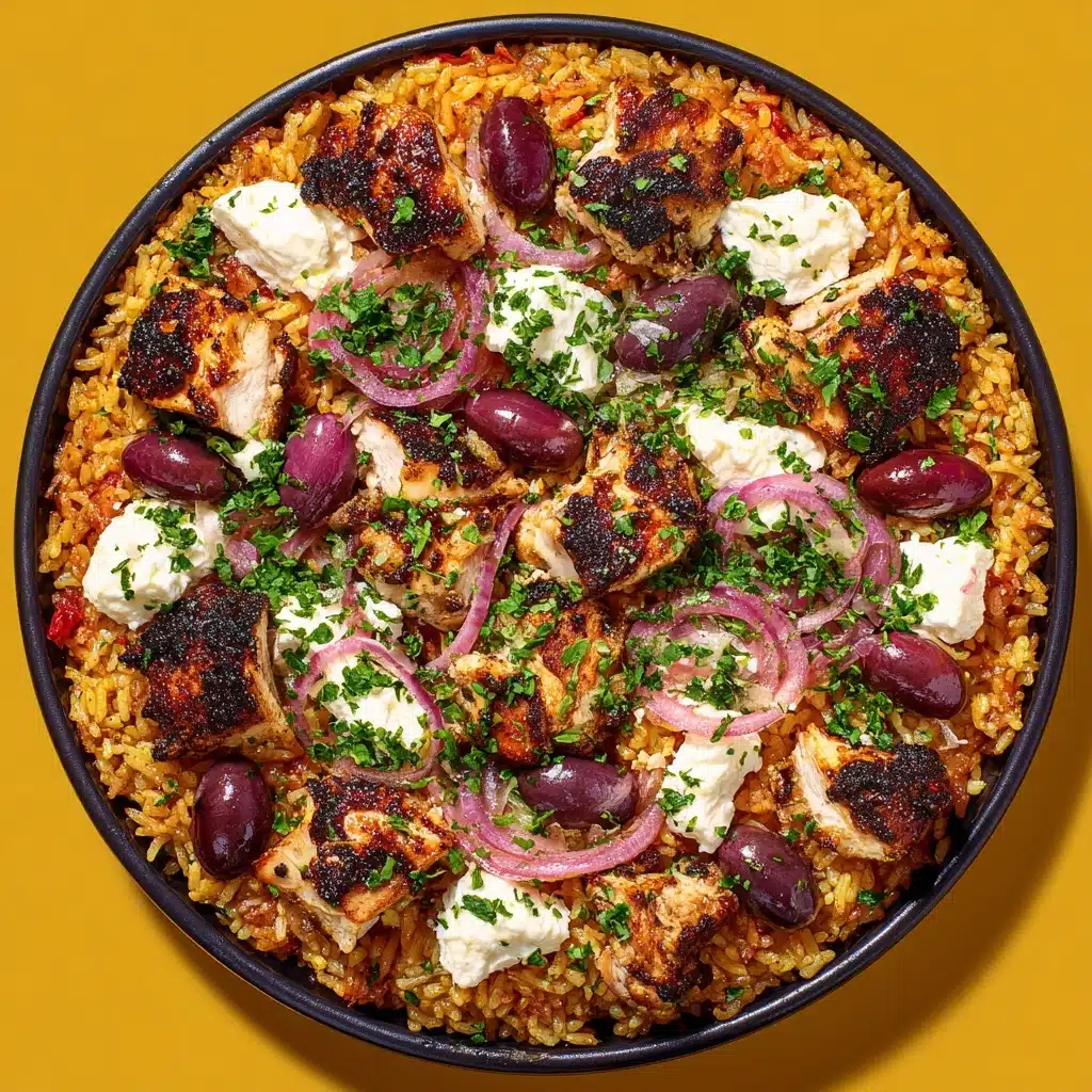 Mediterranean Chicken & Rice Skillet Recipe