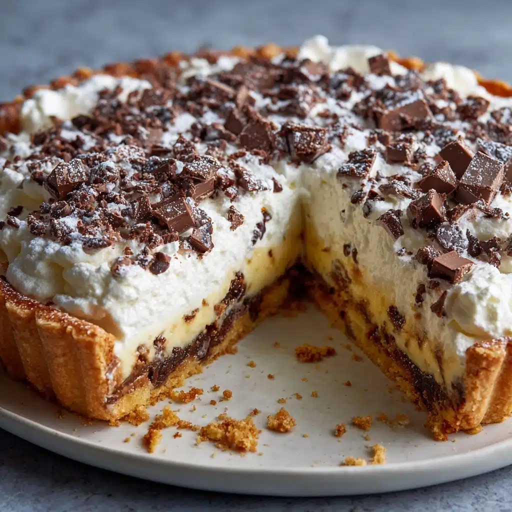 Chocolate Chip Cannoli Pie Recipe - Recipe Image