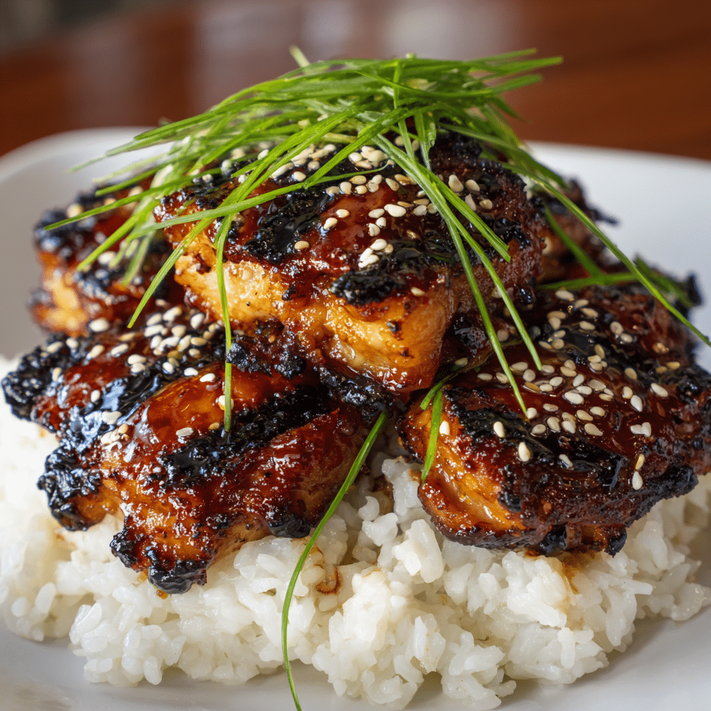 Baked Chicken in Sweet Teriyaki Marinade Recipe - Recipe Image