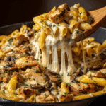 Creamy Chicken & Mushroom Pasta Recipe