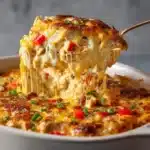 Creamy Chicken Nacho Hashbrown Bake Recipe