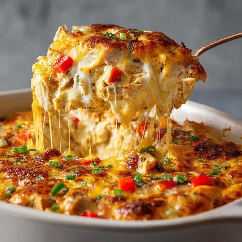 Creamy Chicken Nacho Hashbrown Bake Recipe - Recipe Image