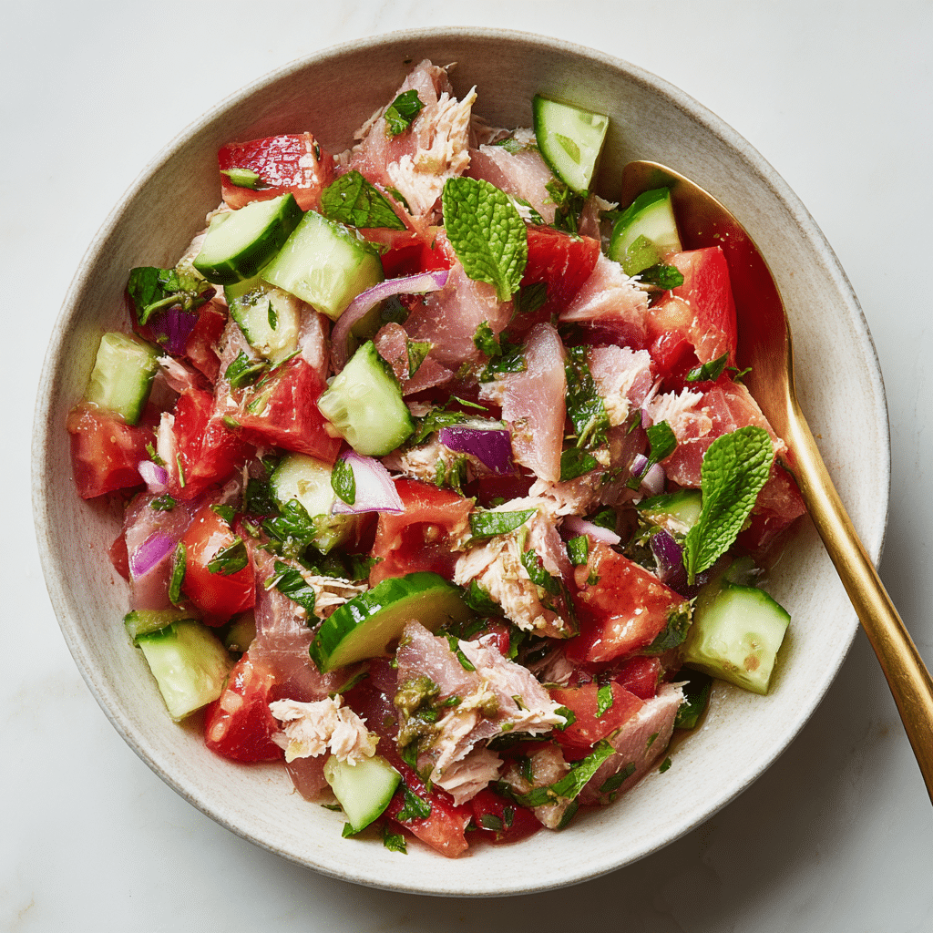 Mediterranean Tuna Salad Recipe - Recipe Image