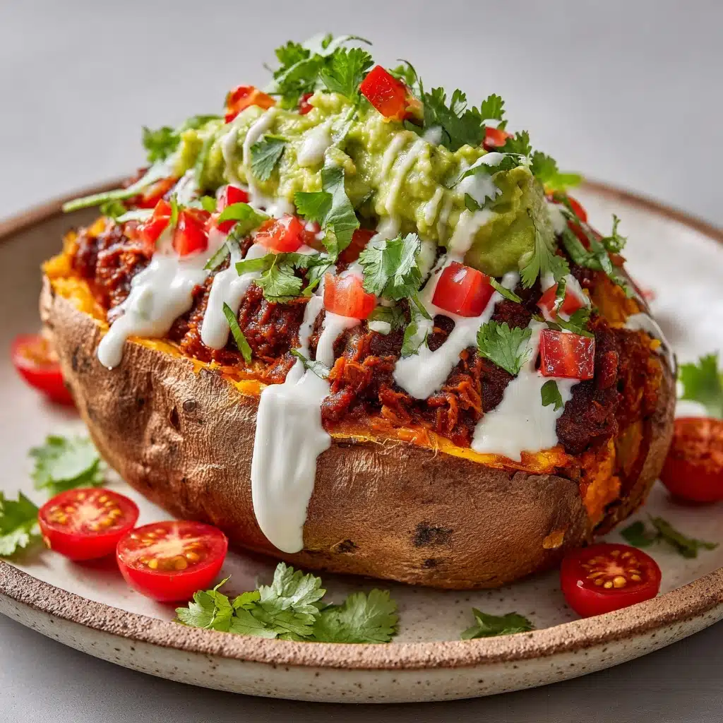 Taco Stuffed Sweet Potatoes Recipe - Recipe Image