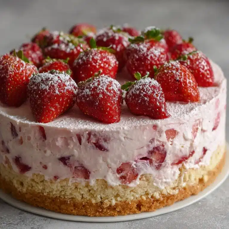 Strawberry Italian Cream Pound Cake Recipe