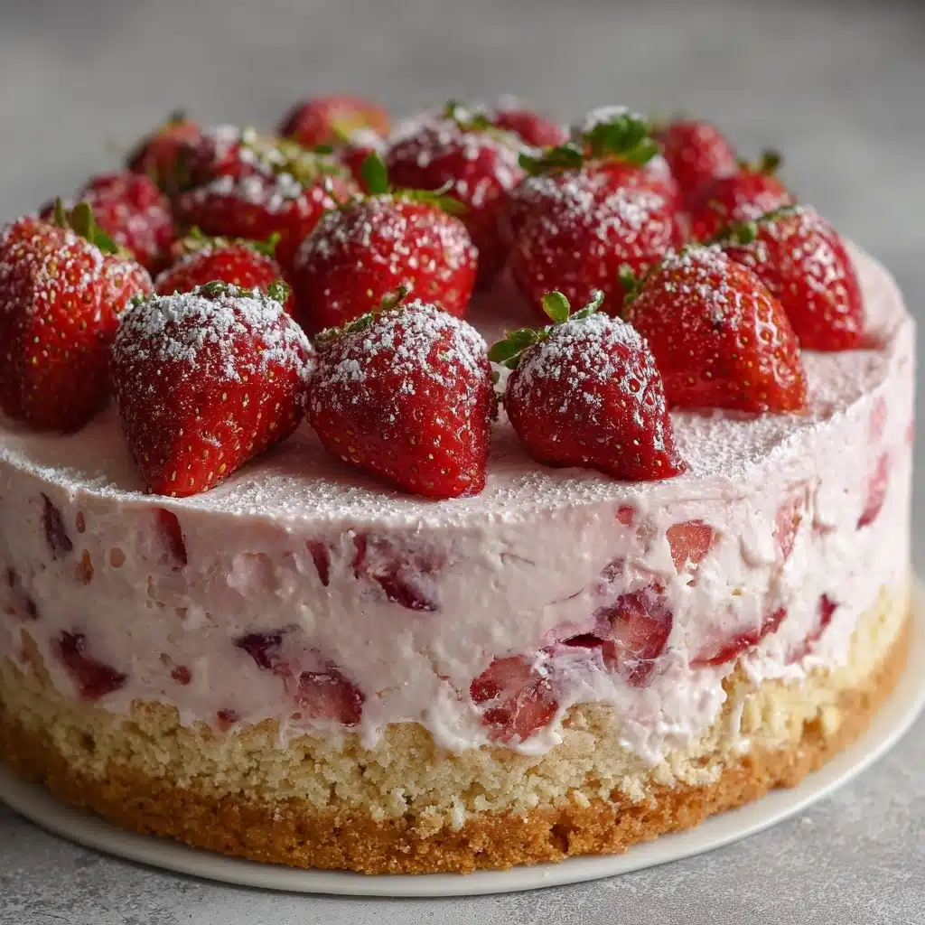 Strawberry Italian Cream Pound Cake Recipe - Recipe Image