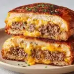 Cheeseburger Stuffed Flatbreads Recipe