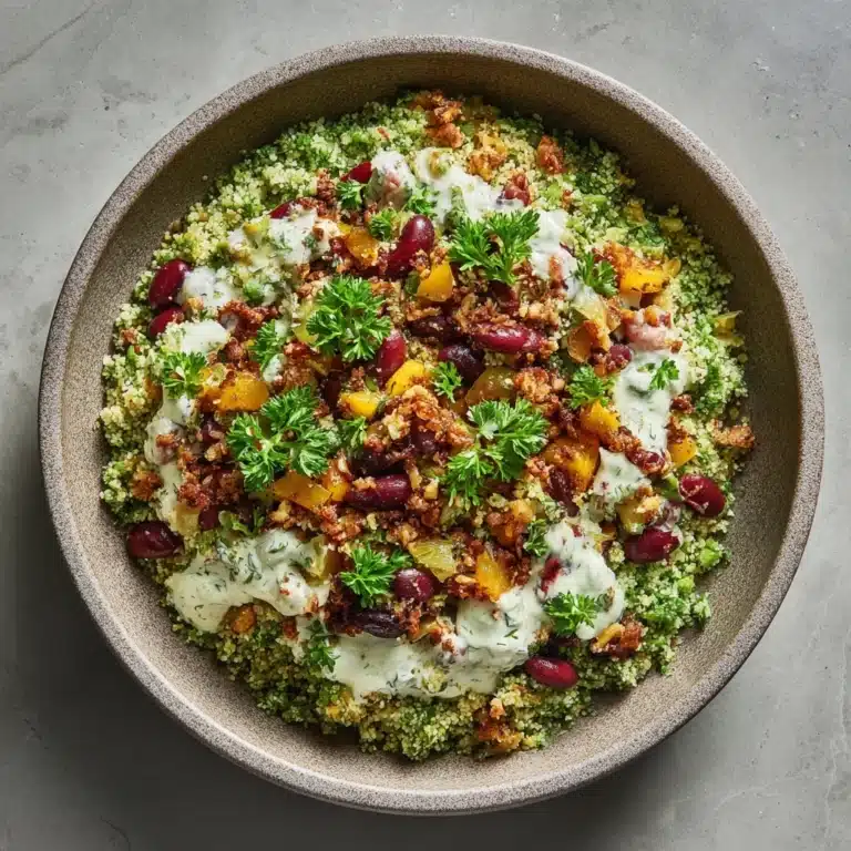 Mediterranean Crispy Rice Salad Recipe