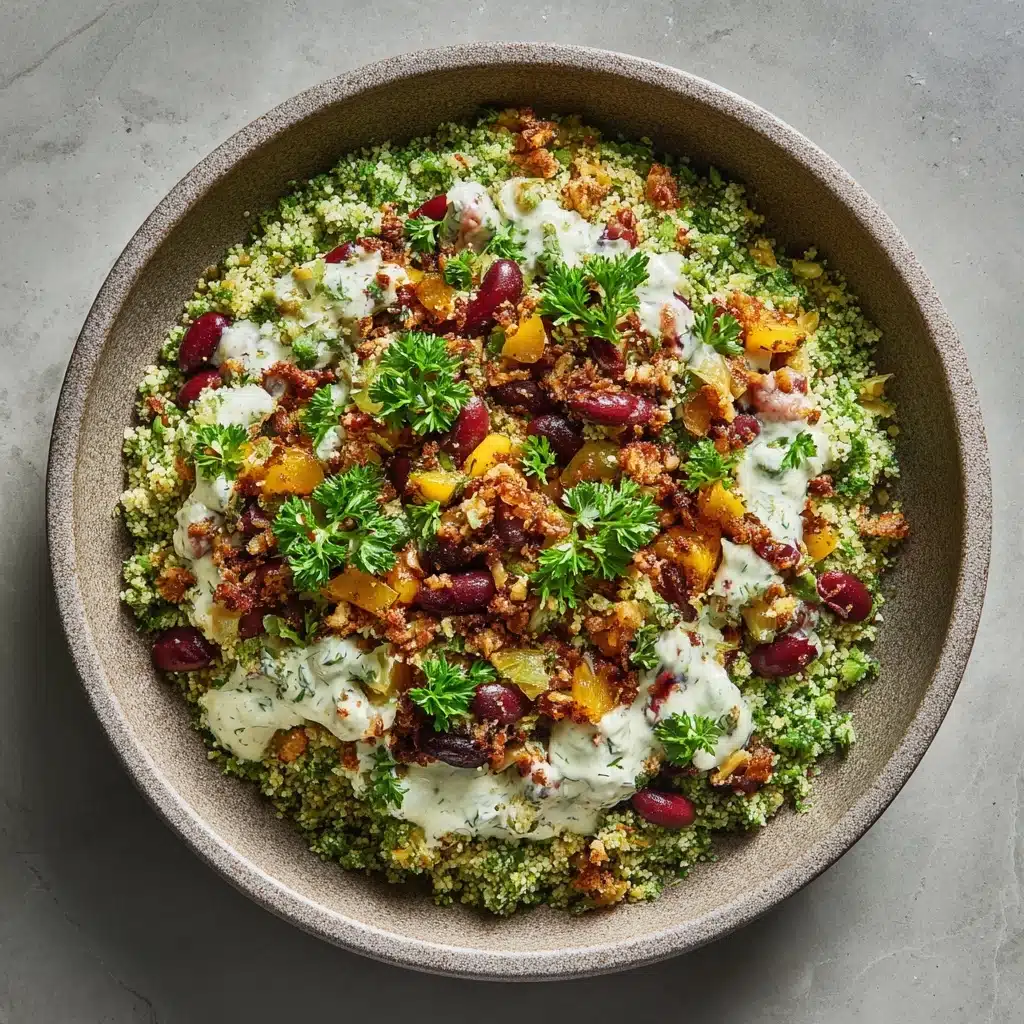 Mediterranean Crispy Rice Salad Recipe - Recipe Image