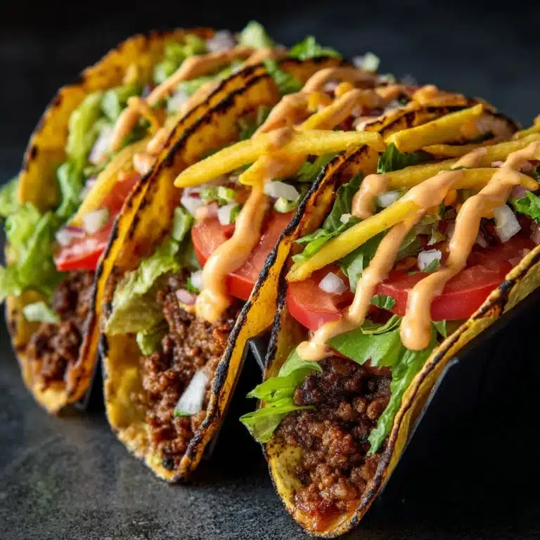Big Mac Smash Burger Tacos Recipe