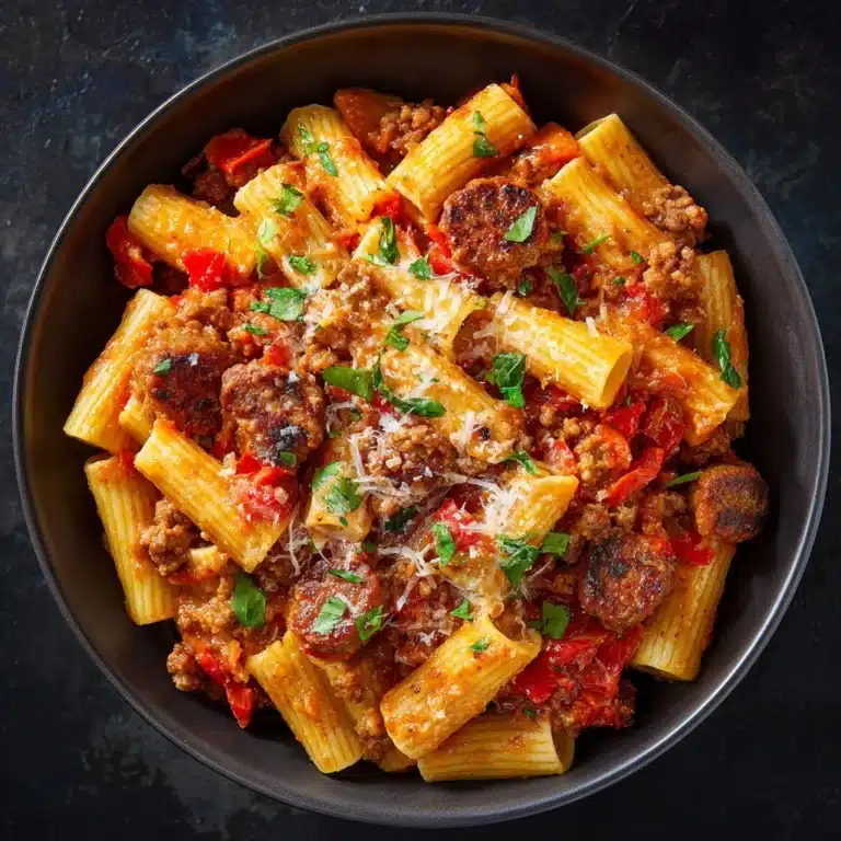Sweet Pepper and Sausage Pasta Recipe