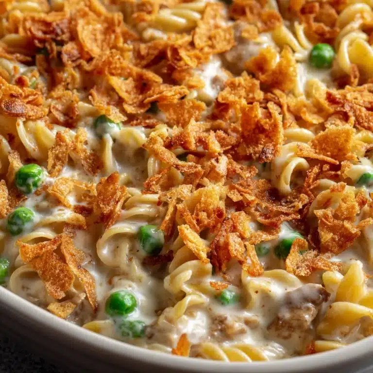 Old-Fashioned Tuna Noodle Casserole Recipe