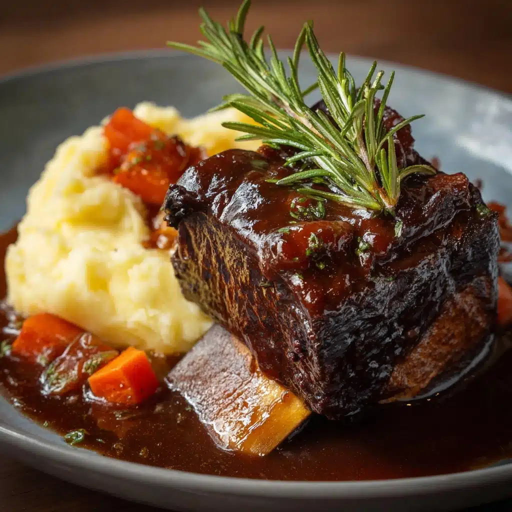 Braised Lamb Shanks with Root Vegetables Recipe - Recipe Image