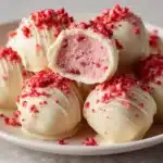 White Chocolate Strawberry Truffles Recipe