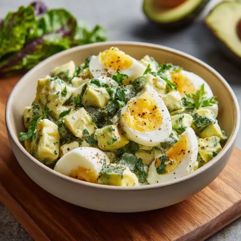 Keto Avocado Egg Salad Recipe