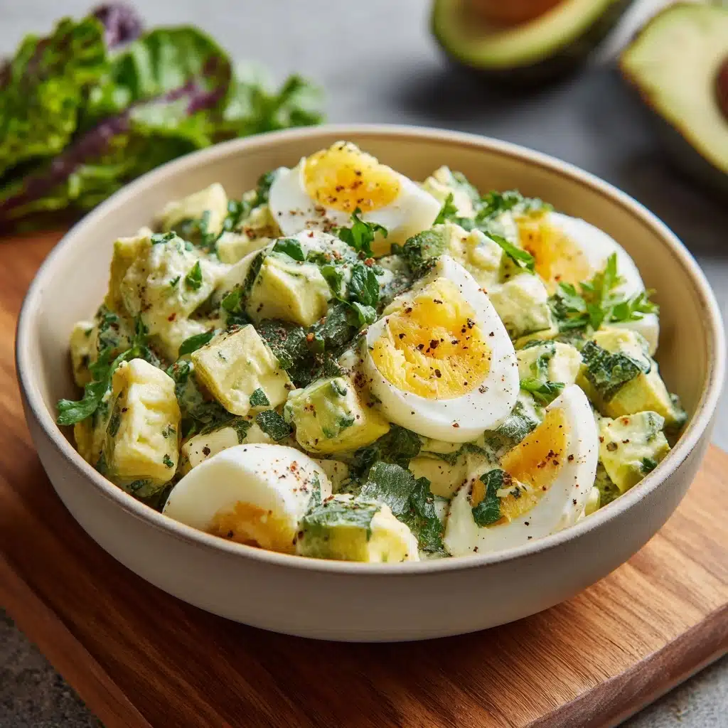 Keto Avocado Egg Salad Recipe - Recipe Image