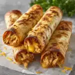 Creamy Oven-Baked Chicken Taquitos Recipe