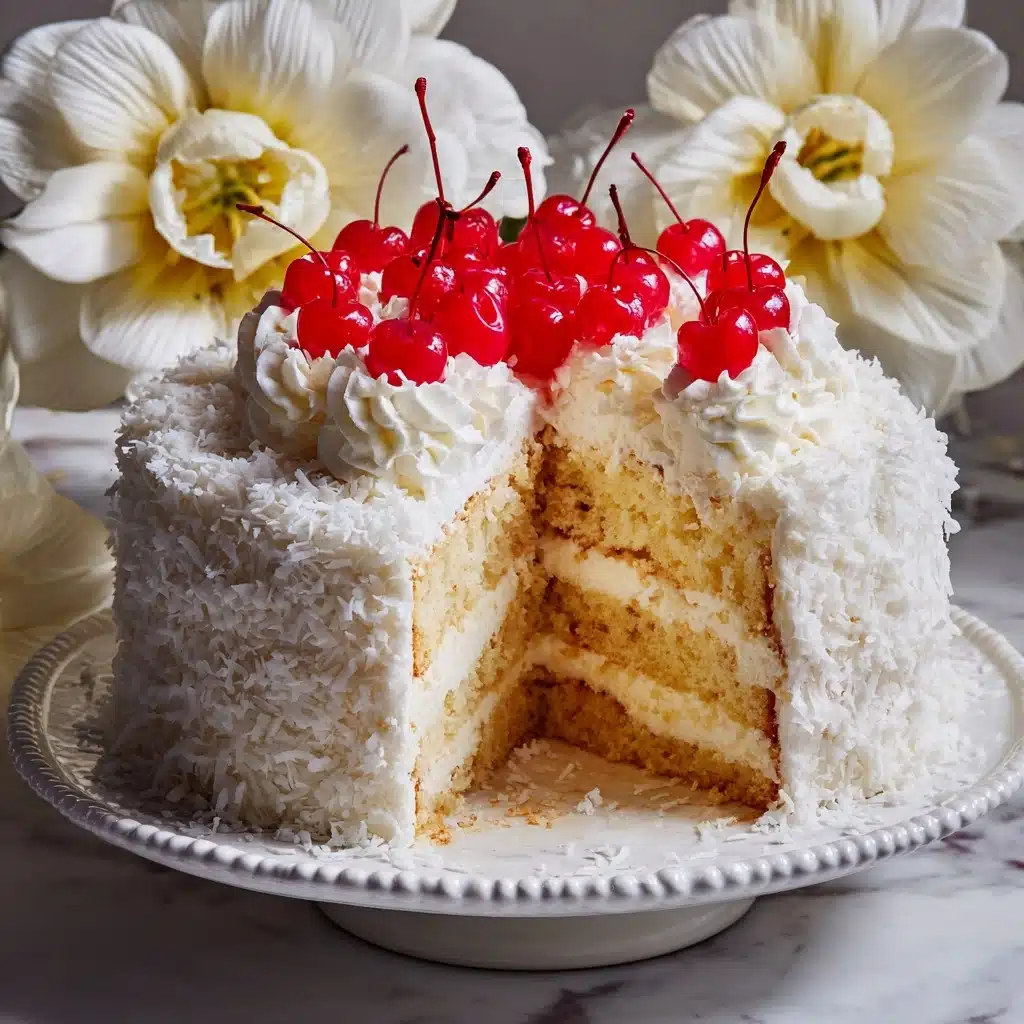Old-Fashioned Snowball Cake Recipe - Recipe Image