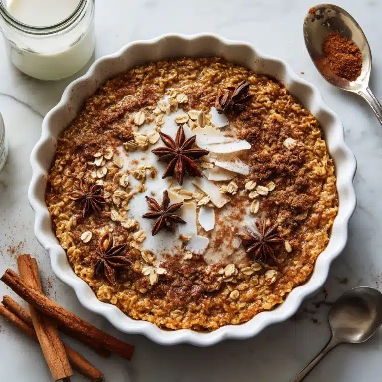 Vanilla Chai Baked Oatmeal Recipe