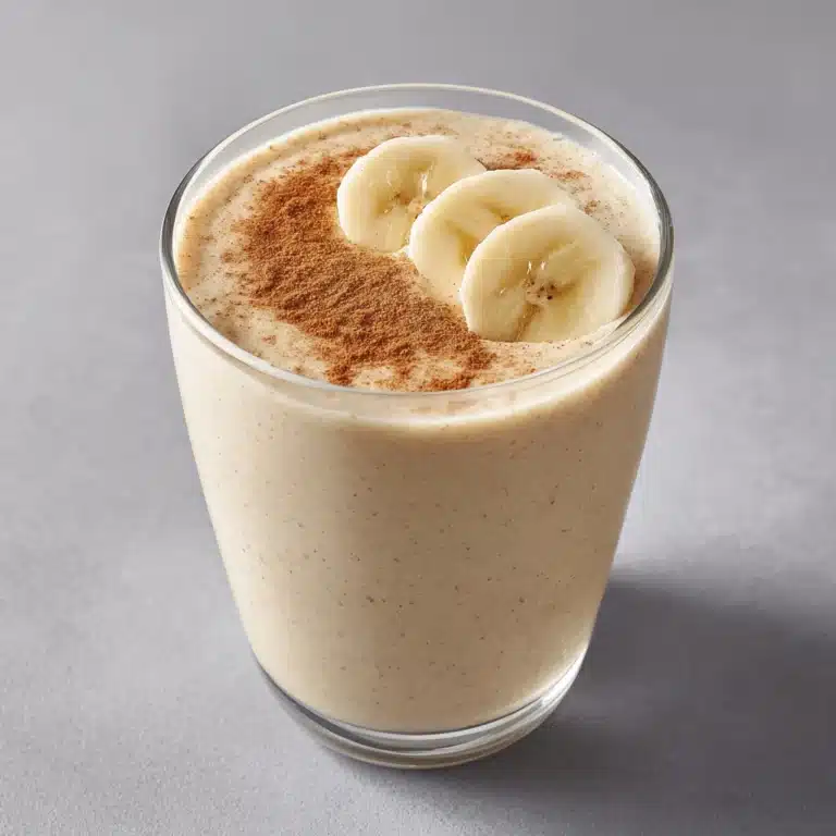 Vanilla Cinnamon Banana Smoothie Recipe
