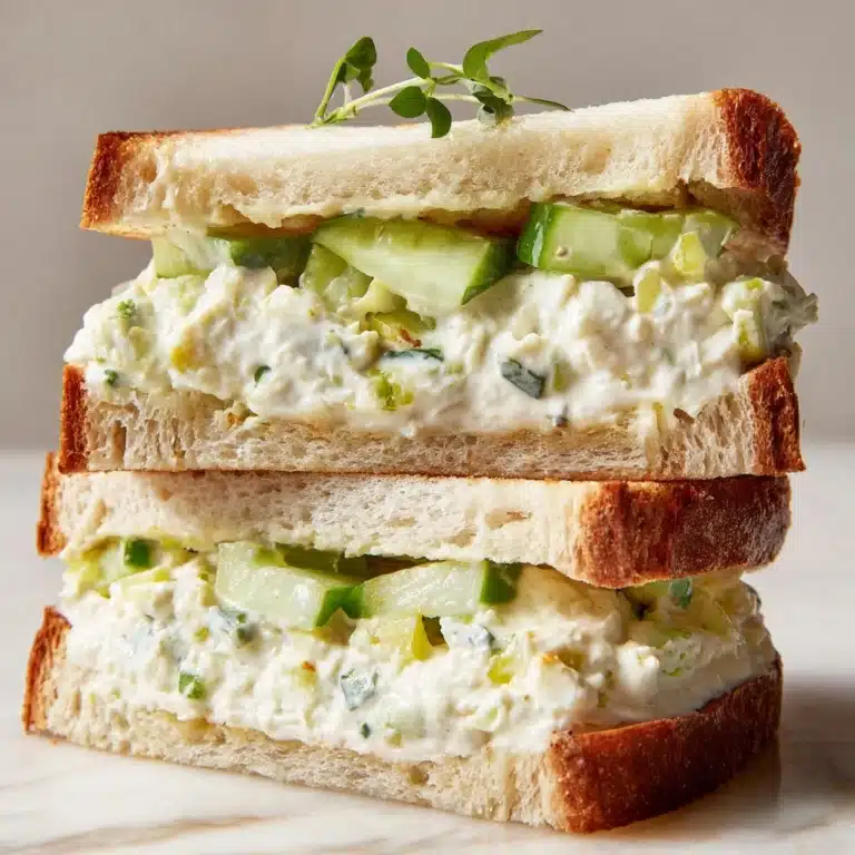 Creamy Cucumber Tea Sandwiches Recipe